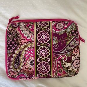 Vera Bradley Pink Paisley Laptop Case